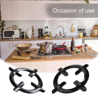 Gas Stove Support Cooker Plate Coffee Moka Pot Stand Ring Hold Home Coffee Making Accessories Kitchen Supply 16x12.5cm Iron