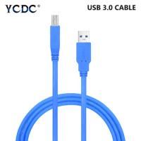 0.3 0.5 1 1.8 3 5m USB Printer Cable For Fujitsu ScanSnap IX500 Scanner Dell S2340T Monitor Dell USB 3.0 Docking Station YCDC