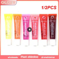 1/2PCS Lip Gloss Shiny Plumps And Enhances Lips Lip Oil Vitamin-rich Nourishes And Hydrates Moisturizer Lip Care Vitamin E Oil