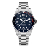 TITONI 梅花錶 官方授權 海洋探索系列自製機芯天文台認證600米潛水錶-藍面-男錶(83600 S-BE-255)42mm