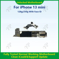 Fully Tested Authentic Motherboard For iPhone 13 mini 128g/256g Unlocked Mainboard With Face ID Cleaned iCloud Free Shipping