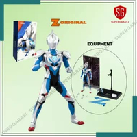 Ultraman Gaia Orb Zero Zeta Tiga Zd toys Action Figure Mainan pajangan ada stand base Z Original,Pol