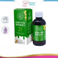 Green Honey 21 Madu Herbal Hijau Spirulina Kelor Kesehatan Lambung Anti Peradangan Infeksi Usus Dara