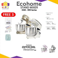 ECOHOME Stand Mixer Standing Mixer Ecohome ESM-999 Series Gold