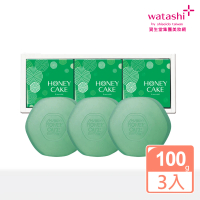 SHISEIDO 資生堂 翠綠蜂蜜香皂 100g(3入)