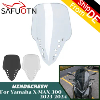 X-MAX300 XMAX300 Windshield Windscreen for Yamaha X-MAX XMAX 300 125 2023 2024 Motorcycle Wind Deflector Shield Screen
