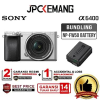 JPC KEMANG Sony Alpha A6400 Kit 16-50mm OSS II Mirrorless Camera Sony A 6400 Kit 16-50 mm Mark 2 GAR