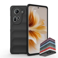 For OPPO Reno11 5G Global Case OPPO Reno11 5G Global Cover Shockproof Silicone TPU Protective Phone Back Cover Reno11 5G Global