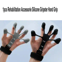1pcs Rehabilitation Accessorie Silicone Gripster Hand Grip Finger Power Strengthener Stretcher Trainer Gym Fitness Exercise Hand