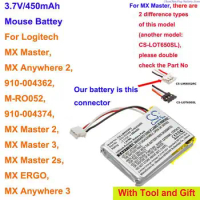 CS 450mAh Mouse Battery for Logitech M-RO052, MX Anywhere 2, MX Master, MX Master 2, MX Master 2s, MX Master 3,MX Anywhere 3