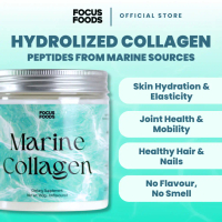 Focus Foods - Premium Marine Collagen: Pure, Sustainable, and Wild-Caught 150g - Unflavoured