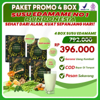 Ferswit Susu Edamame Jepang Asli Original 1 - 5  Kotak Isi 200 - 1000 Gr - Kacang Kedelai Premium Je