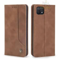 Case Untuk Oppo A16e Genuine Pola Casing Super PE Leather Cover Full 360 Degree TPU Waterproof  Brow