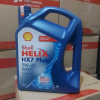 Oli Mesin Shell Helix HX7 Plus SAE 5W-40 Mobil Bensin Car