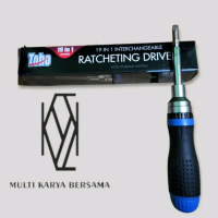 Obeng Screwdriver 19 in 1 - Rachet Toho Premium, Alat Multifungsi