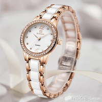 年新款陶瓷手錶女士機械小錶盤女款簡約防水小眾輕奢女錶