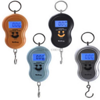 DHL 100pcs 50kg 10g hanging luggage scale best competive price for hangings scale