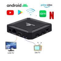 Sightondvb Allwinner H313 android TV Box 4k, Android 10.0 receiver, IPTV Media Player for Smart TV &amp; old Television