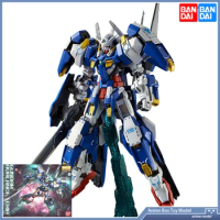 Gundam BANDAI MG 1/100 GN-001/hs-A01 Gundam Avalanche Exia Assembly Plastic Model Kit Anime Peripherals Action Toy Figures