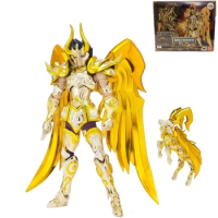 In Stock Bandai Saint Seiya Gold Saint Seiya Golden Soul Capricorn Shura 17cm PVC Action Figure, Toy Collection