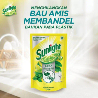 SUNLIGHT - Sabun Cuci Piring Anti Bau - Daun Mint - 755ml