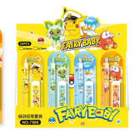 2025 Pokémon Mechanical Pencil 0.5 Set Pikachu Cartoon Cute High-Quality Elementary School Kindergar