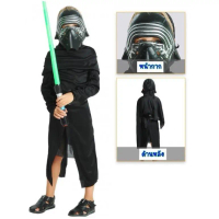 CODผลิตภัณฑ์อยู่ในประเทศไทยชุดคอสเพลย์เด็ก 7C42 ชุดคอสเพลย์ Kylo Ren จาก Star Wars ชุดคอสเพลย์ Kylo 