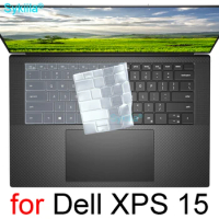 Keyboard Cover for Dell XPS 15 9500 9510 9520 7590 9550 9560 9570 9575 9650 Touch Protector Skin Case Accessories Silicone 15.6