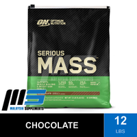 FAST SHIPPINGFAST SHIPPINGOptimum Nutrition Serious Mass 12lbs - ON Weight & Mass Gain Muscle Buildi