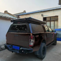 Doudle Cab Small Size Pickups Truck Hard Top Bed Cover With High Quality Roof Top Tent For Ford Ranger XLT/Raptor 2020-2024