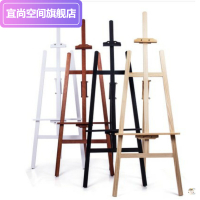 店支架kt展架立式三角木制美發實木廣告牌落地式木頭畫展板店鋪