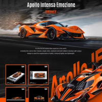 Stock TPC 1:64 Apollo IE Orange Stripe Two Colors Stocks In 2024 Collection Gift Scale Model Car
