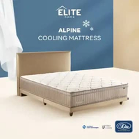 Kasur Dingin Elite SleepBox Cool Touch Alpine | Black Charcoal Memory Foam | Cooling Mattress in Box