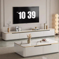 Tv Tray Floating Furniture Mobile Living Room Console Table Standards Wall Cabinet Modern Unit Meuble Tv Salon Stand Display