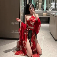 0168 Sexy Lingerie Women Chinese Clothing Cheongsam Uniform Female Seduction Sissy Cosplay Porn High Waist Porn Erotic