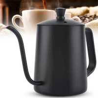304 Stainless Steel Hand Pot Coffee Pot Hanging Ears Hand Coffee Pot Drip Type Long Mouth Pot Coffee Utensils Cool Water Bottle