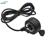 Electric Bicycle Throttle Speed Regulator Non-Display Speed Control Thumb Throttle Accelerator E-Bike Scooter Accessories