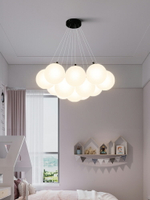 圓球泡泡氣球燈兒童房燈具臥室吊燈現代簡約客廳餐廳主臥燈