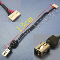 1pcs/lot DC Power Jack Connector with cable for Toshiba laptop DC Port