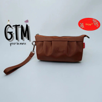 POUCH CLAUDIA MINI DOMPET WANITA SIMPEL KULIT CHOCOLY Hitam