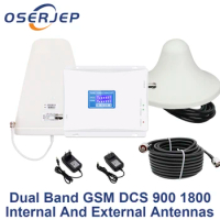 GSM 900 4G 1800mhz Dual Band GSM 4G LTE Phone Amplifier Cellular Mobile Repeater +log /Ceiling Antenna