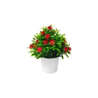 OEM SK-C551 C555 Ornamen Pot Bunga Hias Tanaman Bunga Dekorasi Rumah Tanaman Artificial Daun Dekoras