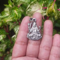 Kusuma Silver Liontin Pendant Perak Silver Bali Dewa Siwa Siva Asli 925 Pria Laki Wanita Custom Unik