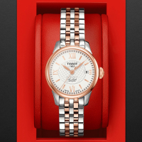 TISSOT天梭 官方授權 力洛克系列機械腕錶-玫瑰金 禮物推薦 畢業禮物 25.3mm/T41218333