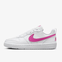 【NIKE 耐吉】COURT BOROUGH LOW RECRAFT GS 白桃紅 大童 女鞋 休閒鞋(DV5456-113 ∞)