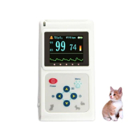 Medical Pet Clinic Animal Portable Color Display Veterinary Handheld Pulse Oximeter