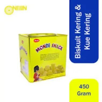 Monde Snack Gold Serena Gold Kaleng Besar Ecer 450gr Cemilan Enak Lebaran Idul Fitri Murah MONDE GOL