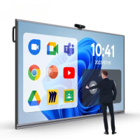 OEM 55 65 75 85 90 100 inch smart TV Touch Screen whiteboard touch screen interactive Smart Board for school teaching