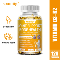 Soomiig Vitamin D3 333 IU dengan 900 mg Vitamin K2 untuk Kesihatan Tulang dan Sendi, 120 Kapsul Lemb