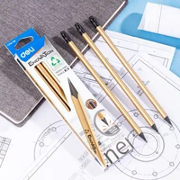Deli Pensil Sketsa / Graphite Pencil Emas - Silver EC018-HB
